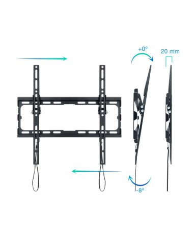 (RR) TOOQ SOPORTE DE PARED PARA PANTALLA 32"-70"