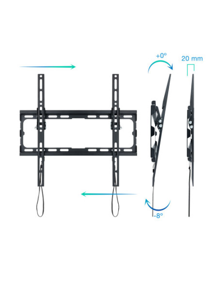 (RR) TOOQ SOPORTE DE PARED PARA PANTALLA 32"-70"
