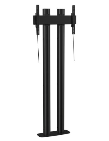 VOGELS PFF 7070 FLOOR MOUNT PLATE DOUBLE BLACK...