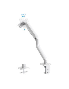 TOOQ SOPORTE DE MESA PARA PANTALLAS 17"-32" COLOR BLANCO 2