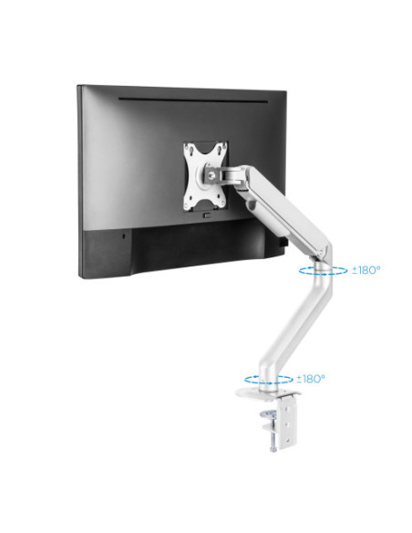TOOQ SOPORTE DE MESA PARA PANTALLAS 17"-32" COLOR BLANCO