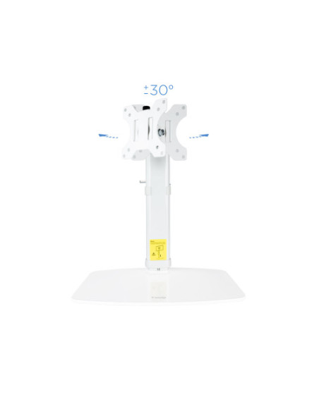 TOOQ SOPORTE DE MESA PARA PANTALLAS 17"-27" COLOR BLANCO