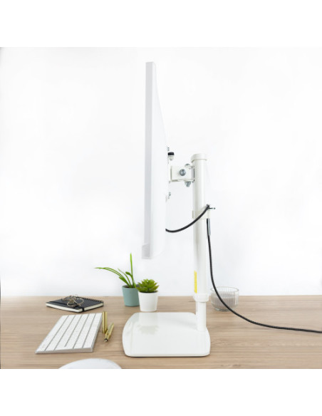 TOOQ SOPORTE DE MESA PARA PANTALLAS 17"-27" COLOR BLANCO