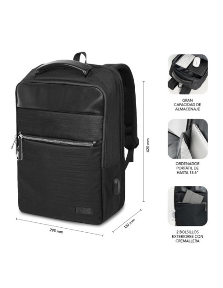 MOCHILA DE NEGOCIOS BUSINESS V2 AP BACKPACK 16 BLACK