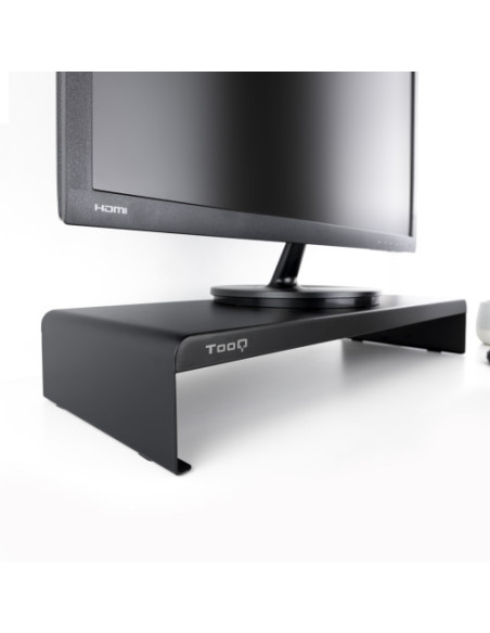 TOOQ SOPORTE ELEVADOR MONITORES NEGRO