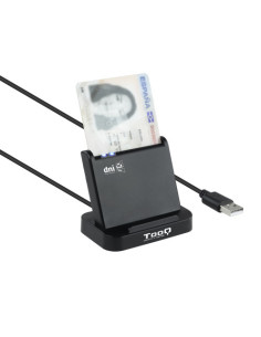 TOOQ LECTOR TARJETAS INTEL. DNIE VISION USB 2.0 NEGRO 2