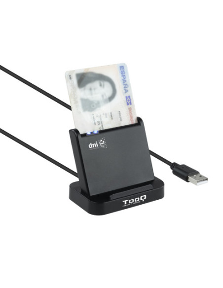 TOOQ LECTOR TARJETAS INTEL. DNIE VISION USB 2.0 NEGRO