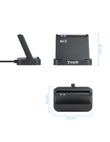 TOOQ LECTOR TARJETAS INTEL. DNIE VISION USB 2.0...