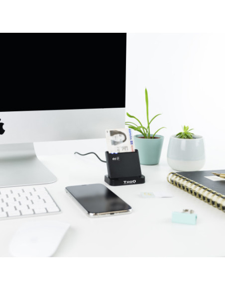 TOOQ LECTOR TARJETAS INTEL. DNIE VISION USB 2.0 NEGRO