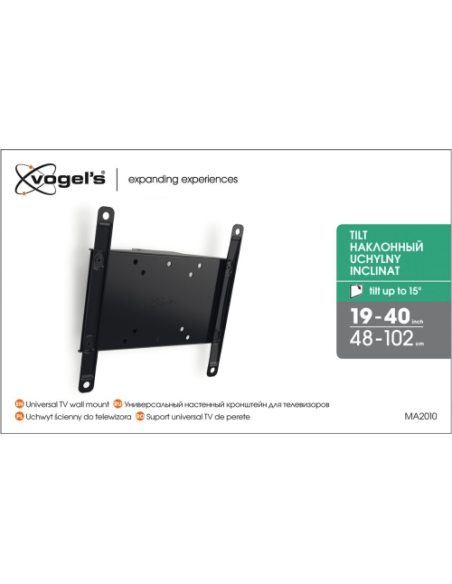 (AM/B2B) VOGELS GAMA CONSUMO MA2010 TILT TV WALL MOUNT 19-37 INCH (MA2010)