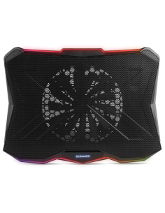 NOX BASE REFRIGERACION PORTATIL HUMMER PRO STAND RGB. 9-17.3". 2XUSB 2.0