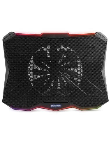 NOX BASE REFRIGERACION PORTATIL HUMMER PRO STAND RGB. 9-17.3". 2XUSB 2.0