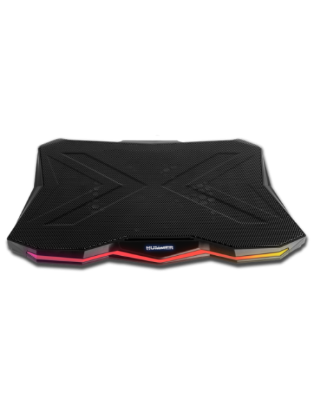 NOX BASE REFRIGERACION PORTATIL HUMMER PRO STAND RGB. 9-17.3". 2XUSB 2.0