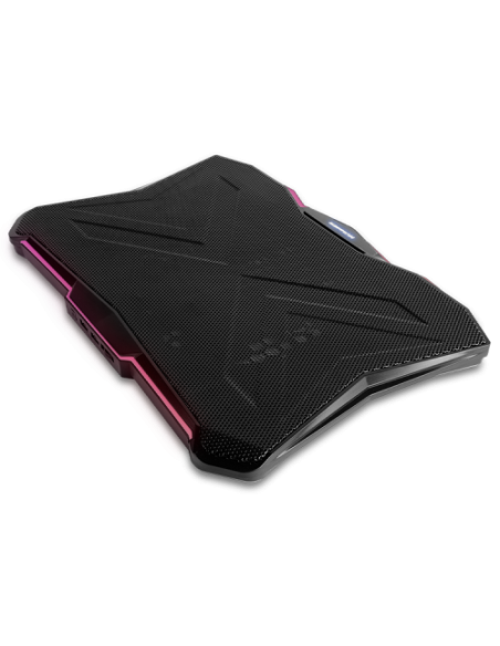 NOX BASE REFRIGERACION PORTATIL HUMMER PRO STAND RGB. 9-17.3". 2XUSB 2.0