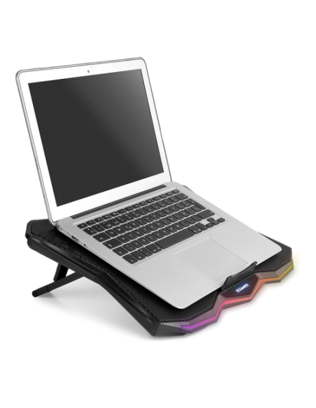NOX BASE REFRIGERACION PORTATIL HUMMER PRO STAND RGB. 9-17.3". 2XUSB 2.0