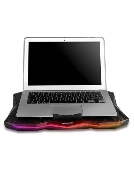 NOX BASE REFRIGERACION PORTATIL HUMMER PRO STAND RGB. 9-17.3". 2XUSB 2.0