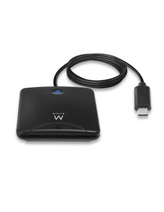 EWENT LECTOR DE DNI ELECTRONICO Y TARJETAS INTELIGENTES USB-C 2
