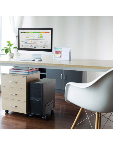 EWENT SOPORTE UNIVERSAL DE METAL CON RUEDAS...