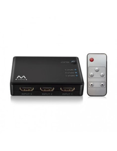 EWENT CONMUTADOR HDMI 4K 3x1 CON MANDO A DISTANCIA