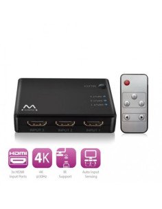 EWENT CONMUTADOR HDMI 4K 3x1 CON MANDO A DISTANCIA 2