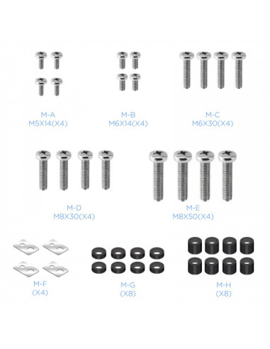 TOOQ SOPORTE DE TECHO PARA PANTALLAS 37"- 70"...