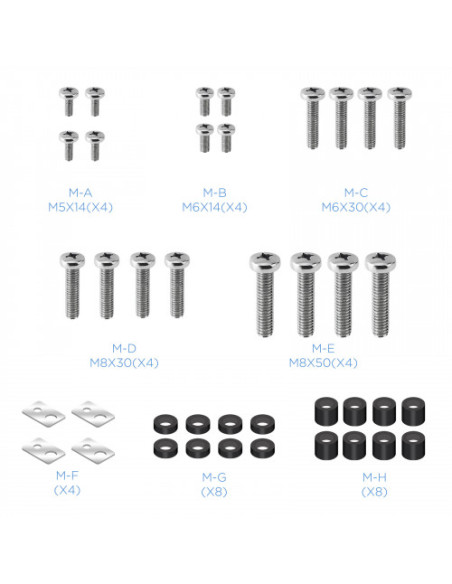 TOOQ SOPORTE DE TECHO PARA PANTALLAS 37"- 70" LPCE1170TSLI-B