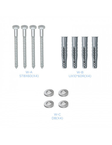 TOOQ SOPORTE DE TECHO PARA PANTALLAS 37"- 70"...