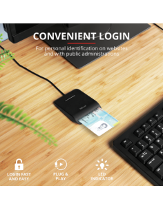 TRUST PRIMO LECTOR DNI. USB. NEGRO (23890) 2
