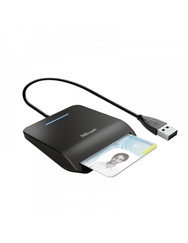 TRUST PRIMO LECTOR DNI. USB. NEGRO (23890)