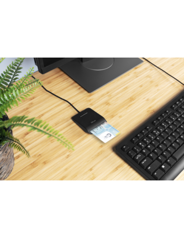 TRUST PRIMO LECTOR DNI. USB. NEGRO (23890)
