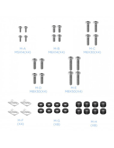 TOOQ SOPORTE DE MESA ALUMINIO DB3265F-B PARA...