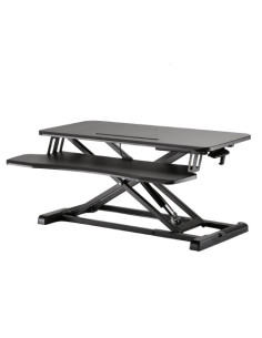 EWENT STAND DE ESCRITORIO AJUSTABLE EN ALTURA CON BADEJA PARA TECLADO EWENT 1545