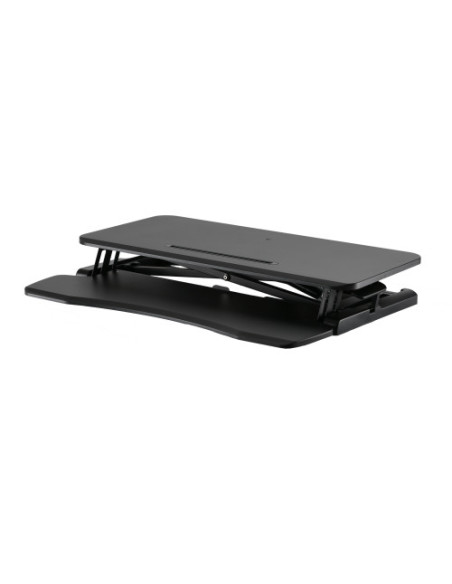 EWENT STAND DE ESCRITORIO AJUSTABLE EN ALTURA CON BADEJA PARA TECLADO EWENT 1545