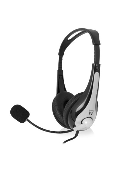 EWENT AURICULARES ESTÉREO CON MICRÓFONO Y CONTROL DE VOLUMEN PRO EWENT AURICULARES ESTÉREO CON MICRÓFONO Y CONTROL DE VOLUMEN PRO