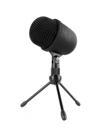 KROM MICROFONO KIMU PRO. MINI USB A USB. TRIPODE. NEGRO