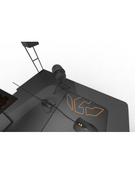 KROM MICROFONO KIMU PRO. MINI USB A USB. TRIPODE. NEGRO