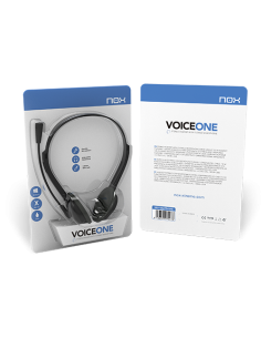 NOX AURICULAR NOX VOICE ONE STEREO CON MICRO FLEXIBLE 2