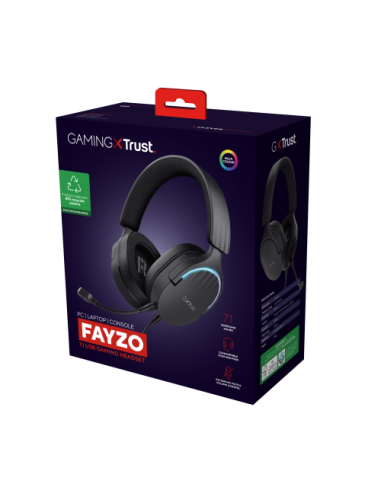 GXT490 FAYZO 7.1 USB HEADSET BLK
