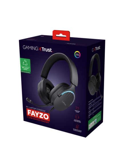 GXT490 FAYZO 7.1 USB HEADSET BLK