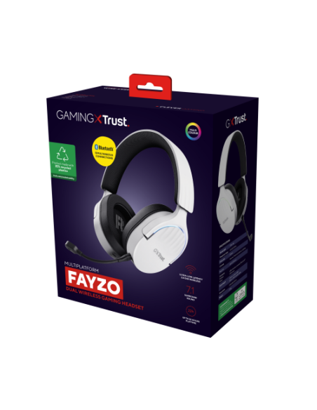 TRUST GXT491W FAYZO WIRELESS HEADSET WHT