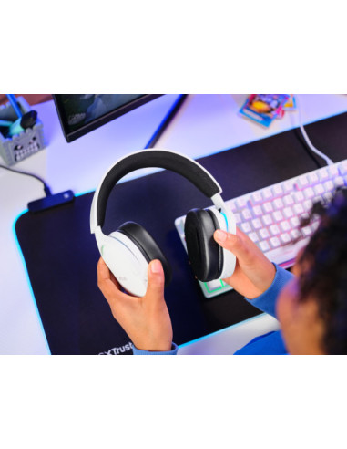 TRUST GXT491W FAYZO WIRELESS HEADSET WHT