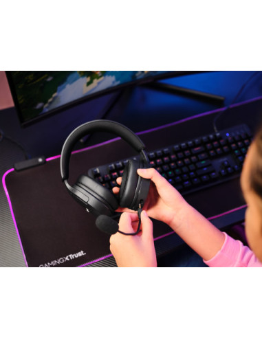 TRUST GXT491 FAYZO WIRELESS HEADSET BLK