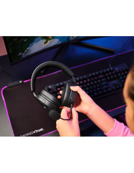 TRUST GXT491 FAYZO WIRELESS HEADSET BLK