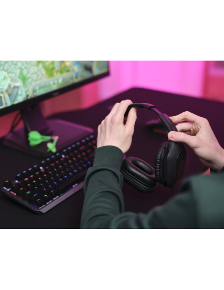 TRUST GXT415 ZIROX HEADSET - BLACK