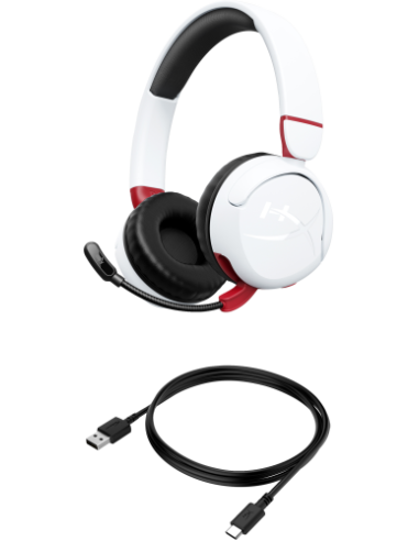 HP HYPERX CLOUD MINI WIRELESS BLANCO - 7G8F2AA