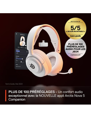AURICULARES STEELSERIES - ARCTIS NOVA 5 BLANCO...