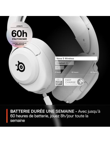 AURICULARES STEELSERIES - ARCTIS NOVA 5 BLANCO...