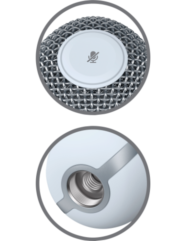 HP HYPERX SOLOCAST WHITE USB MICROPHONE - 519T2AA