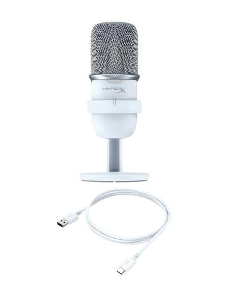 HP HYPERX SOLOCAST WHITE USB MICROPHONE - 519T2AA