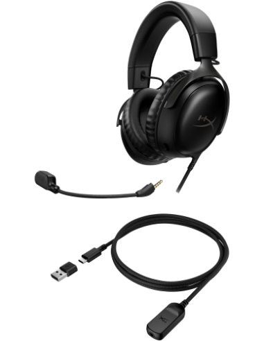 HP HYPERX CLOUD III BLACK HEADSET - 727A8AA